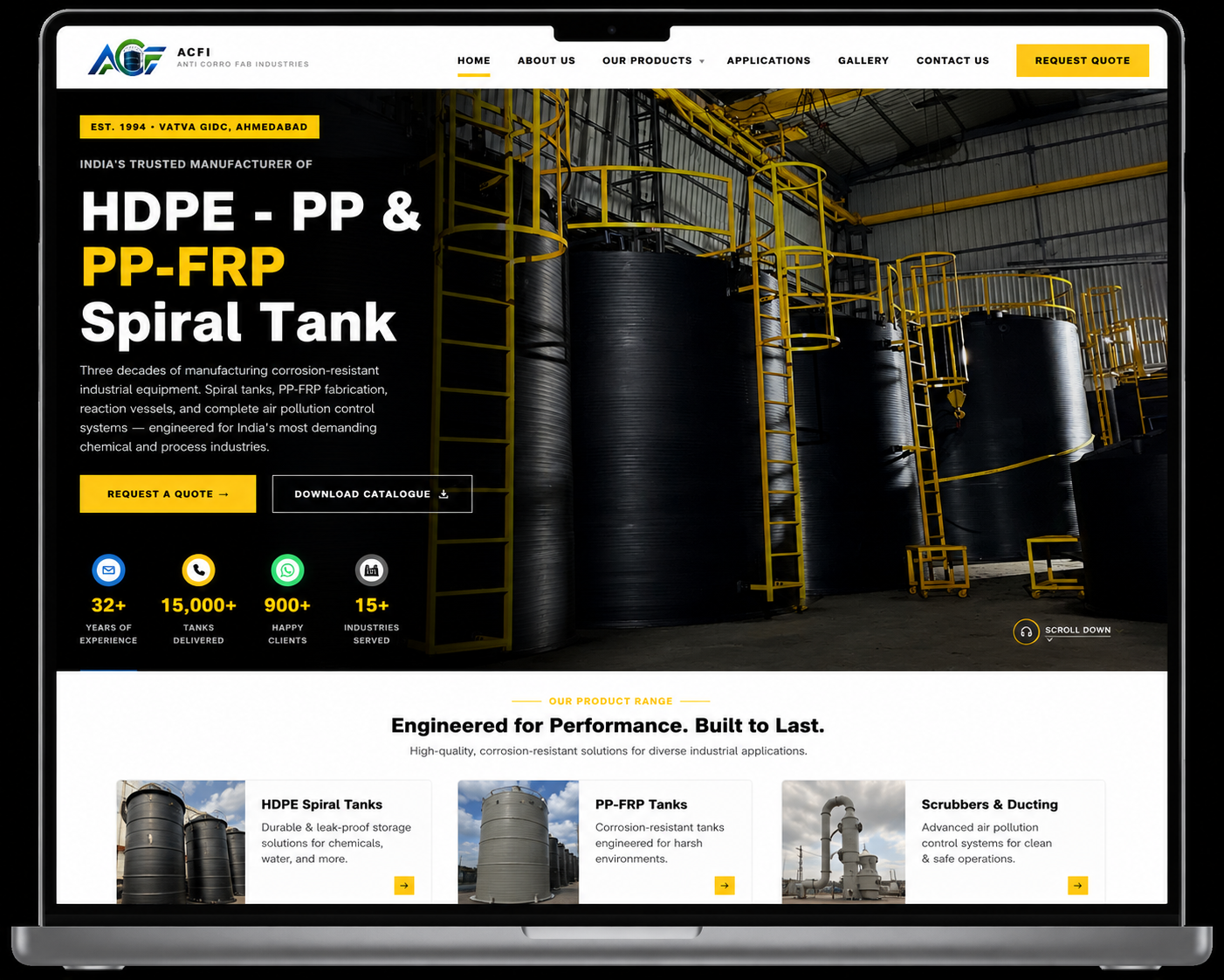 Khodiyar Engineering Screw & Barrel Manufacturing Website