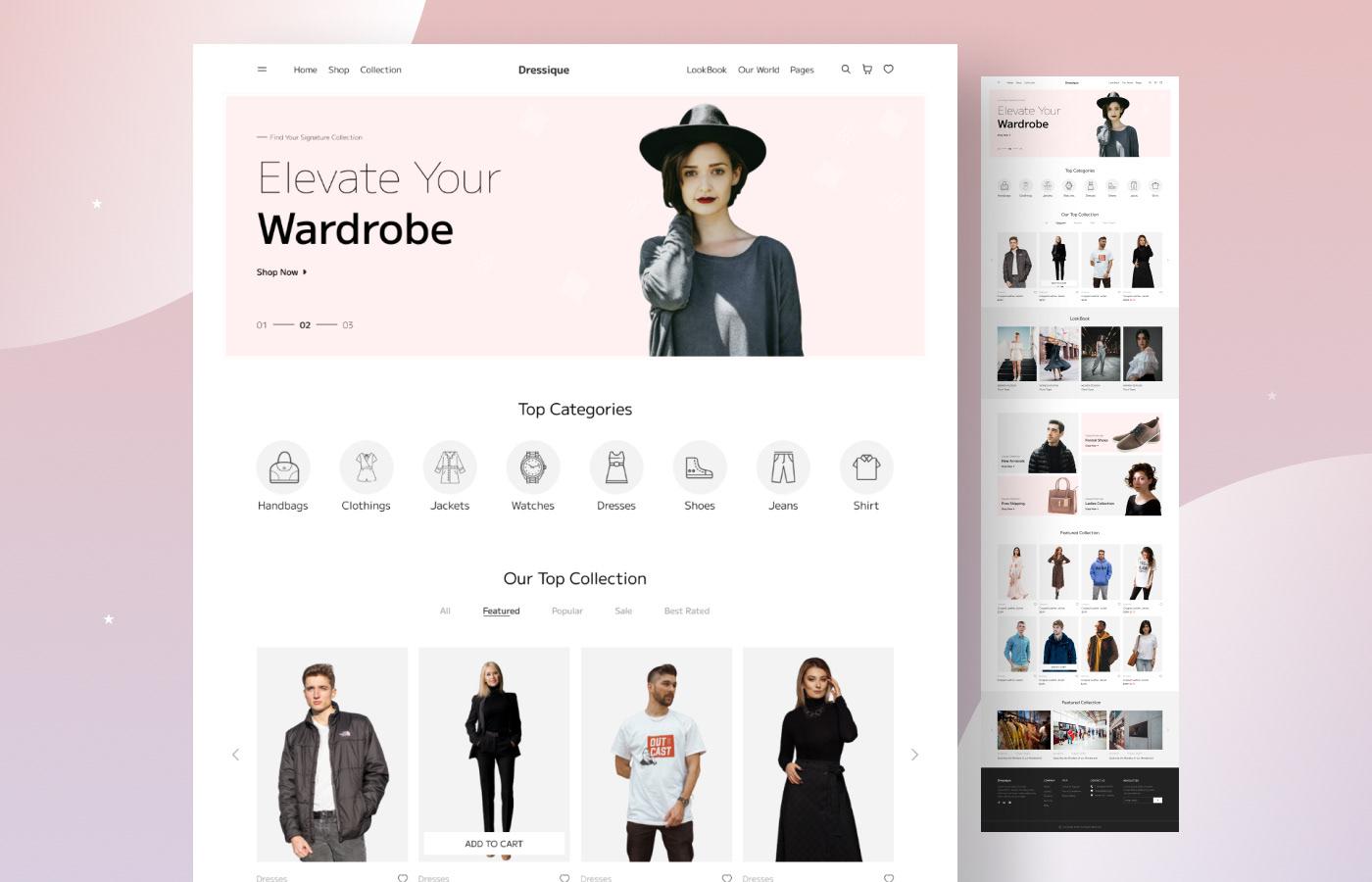 Fashion E-Commerce Clothing Store Website — Felnath Web