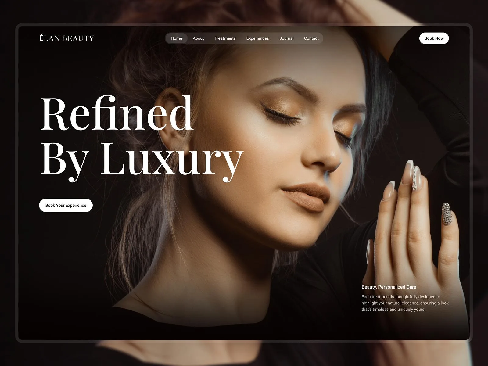 Luxury Salon & Spa Website Design — Lumière by Felnath Web