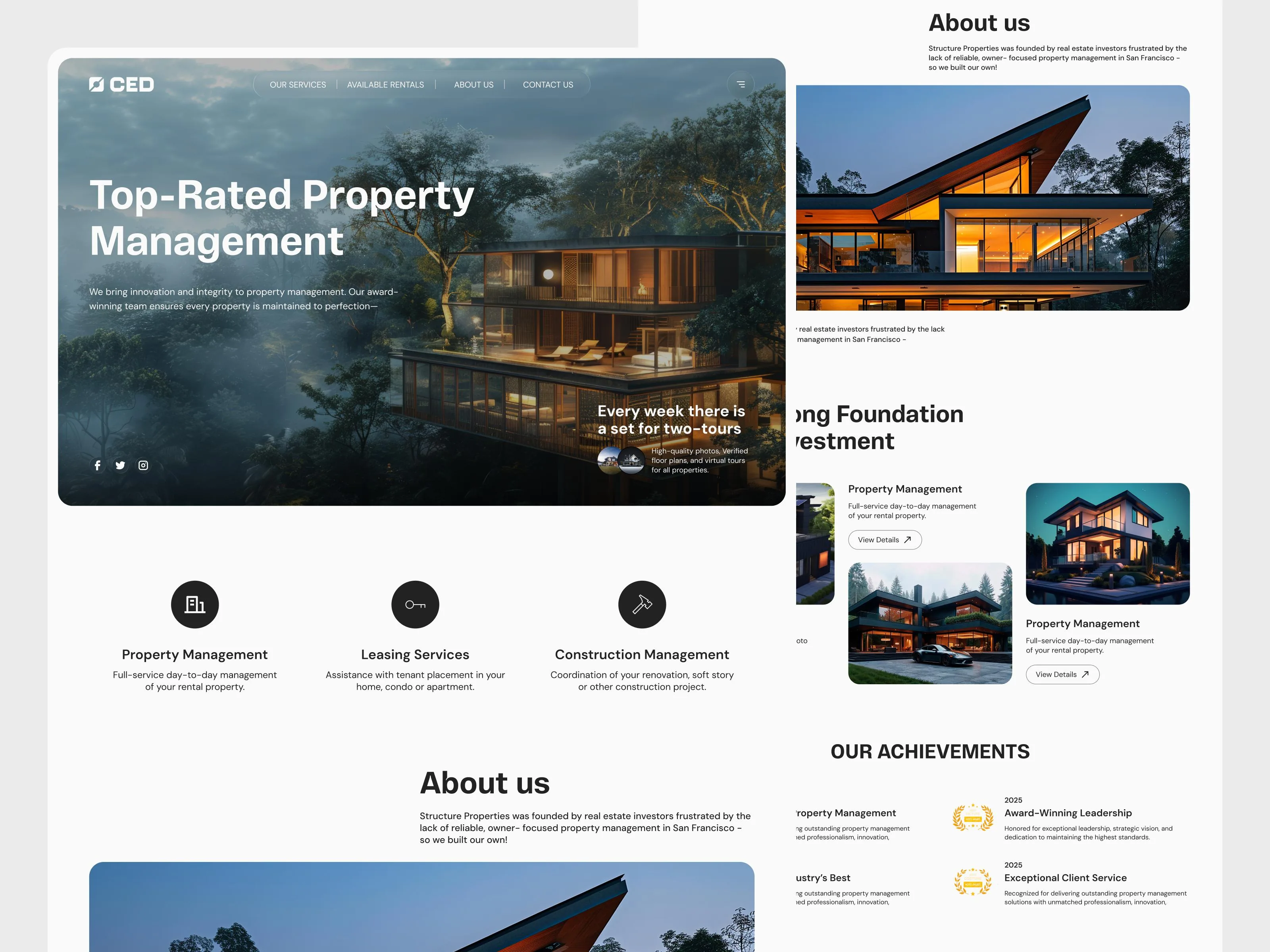 Real Estate & Luxury Stays Website Design — KN Luxe by Felnath Web