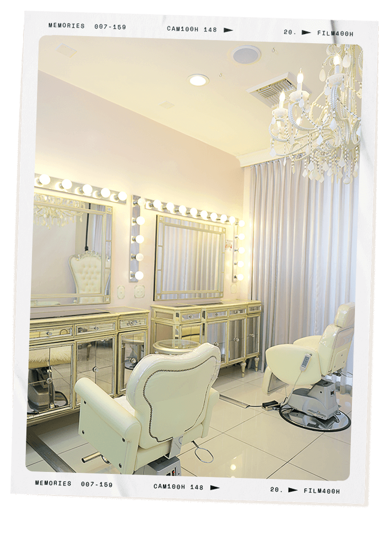 Cream atelier styling room